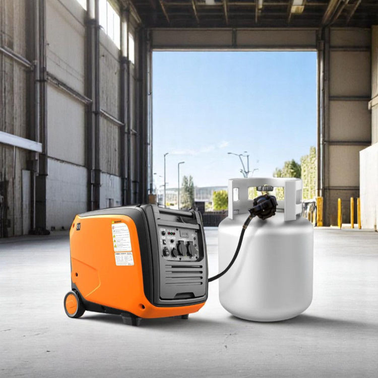 Picture of Hwasdan H4500iER 3.5 kW Silent Inverter Dual Fuel Generator