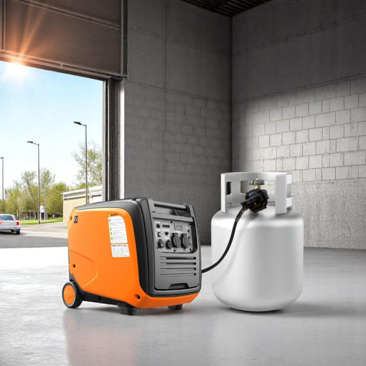 Picture of Hwasdan H6250iER 5.0 kW Silent Inverter Dual Fuel Generator