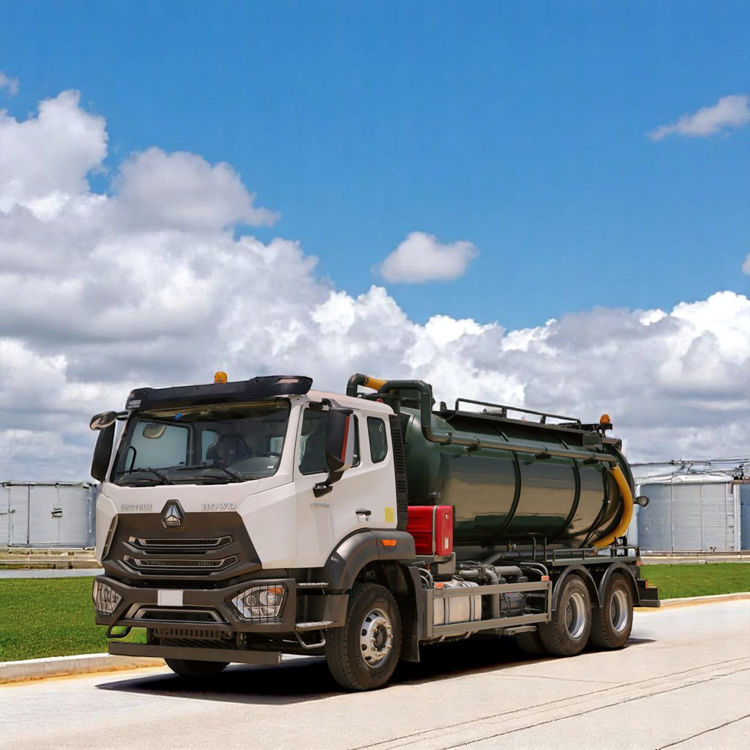 Picture of Sinotruk N Series Vacuum Tanker, 400, 6x4, 5000USG
