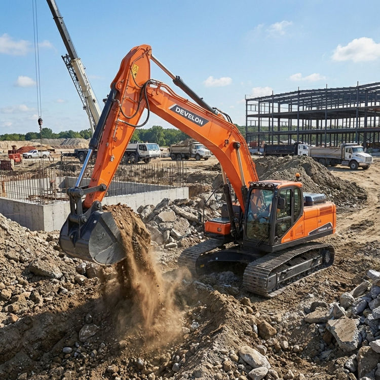 Picture of Develon DX360LCA-7M Hydraulic Excavator