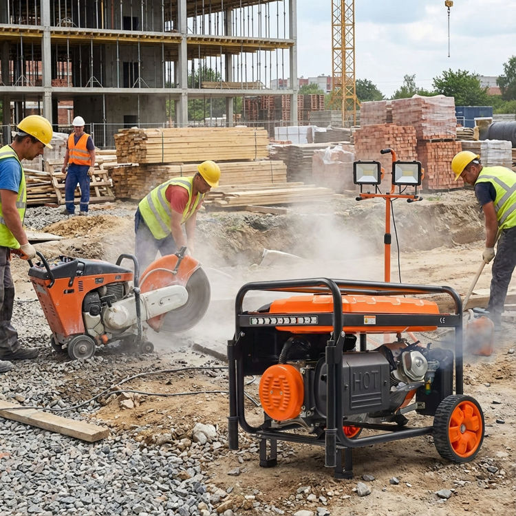 Picture of Hwasdan H10000iD 8.0 kW Open-Frame Inverter Petrol Generator