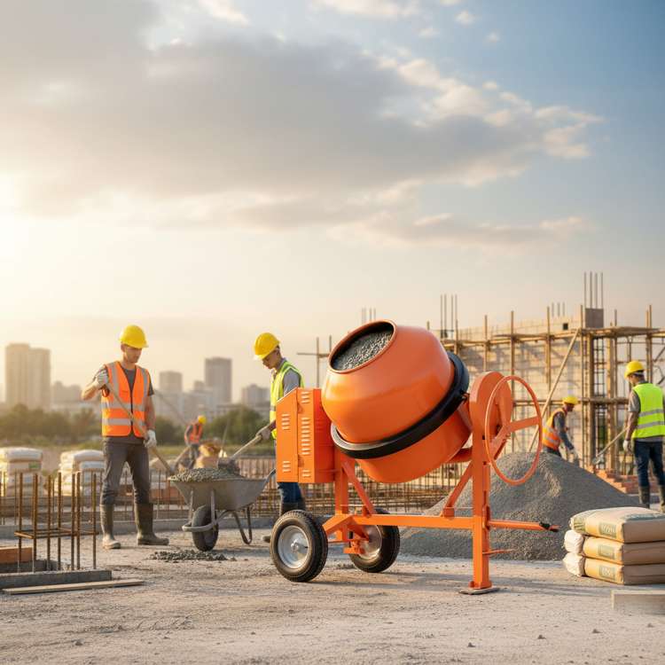 Picture of Sirl BP500R Electric Concrete Mixer