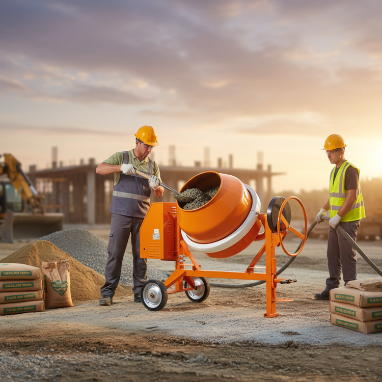 Picture of Sirl BP330R Petrol Concrete Mixer