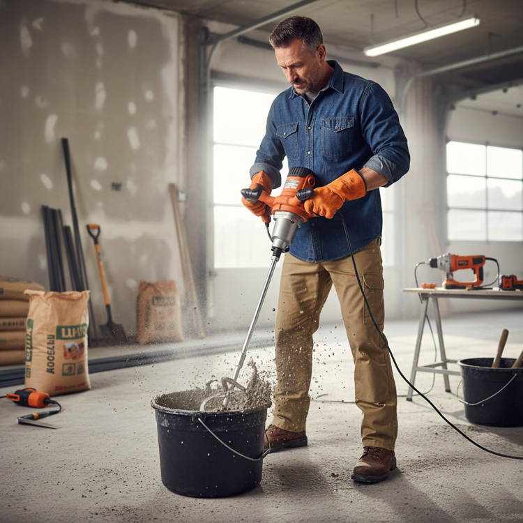 Picture of Sirl B1700 Hand Concrete Mixer