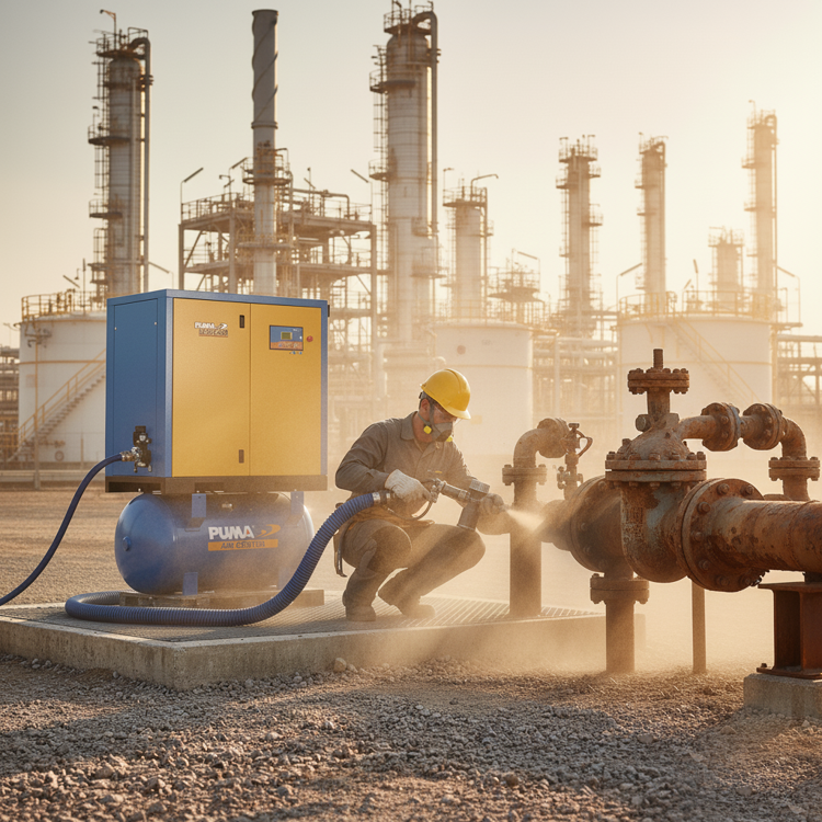 Picture of Puma SL15T Screw Type Electric Air Compressor