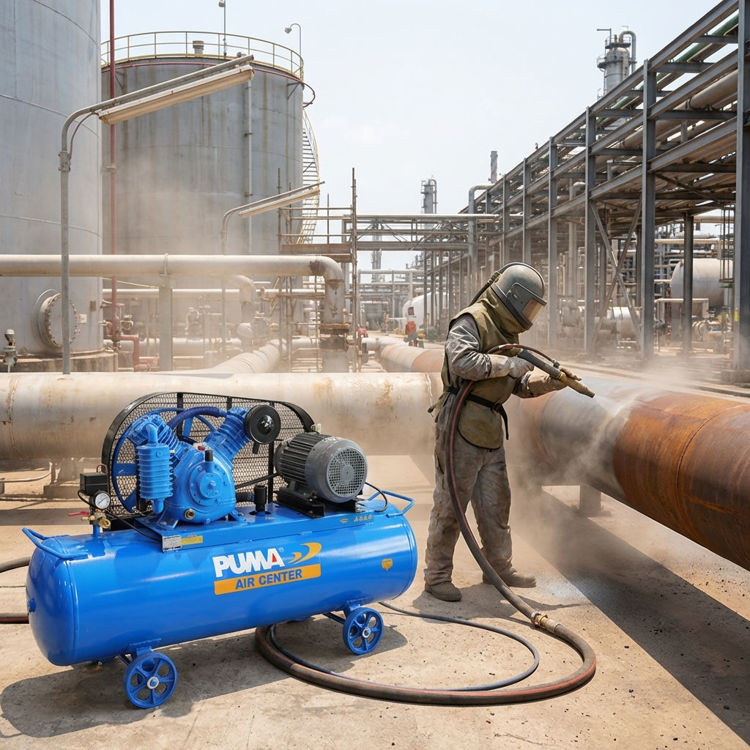 Picture of Puma TK300500A Two Stage Electric Air Compressor,