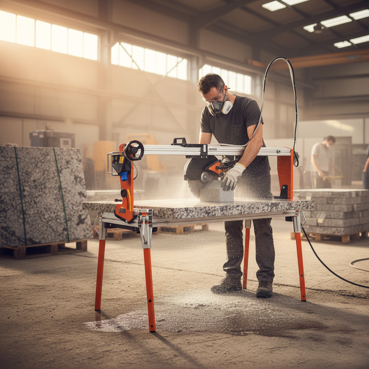 Picture of Battipav Prime 120 Masonry Bridge Saw (Three-Phase)